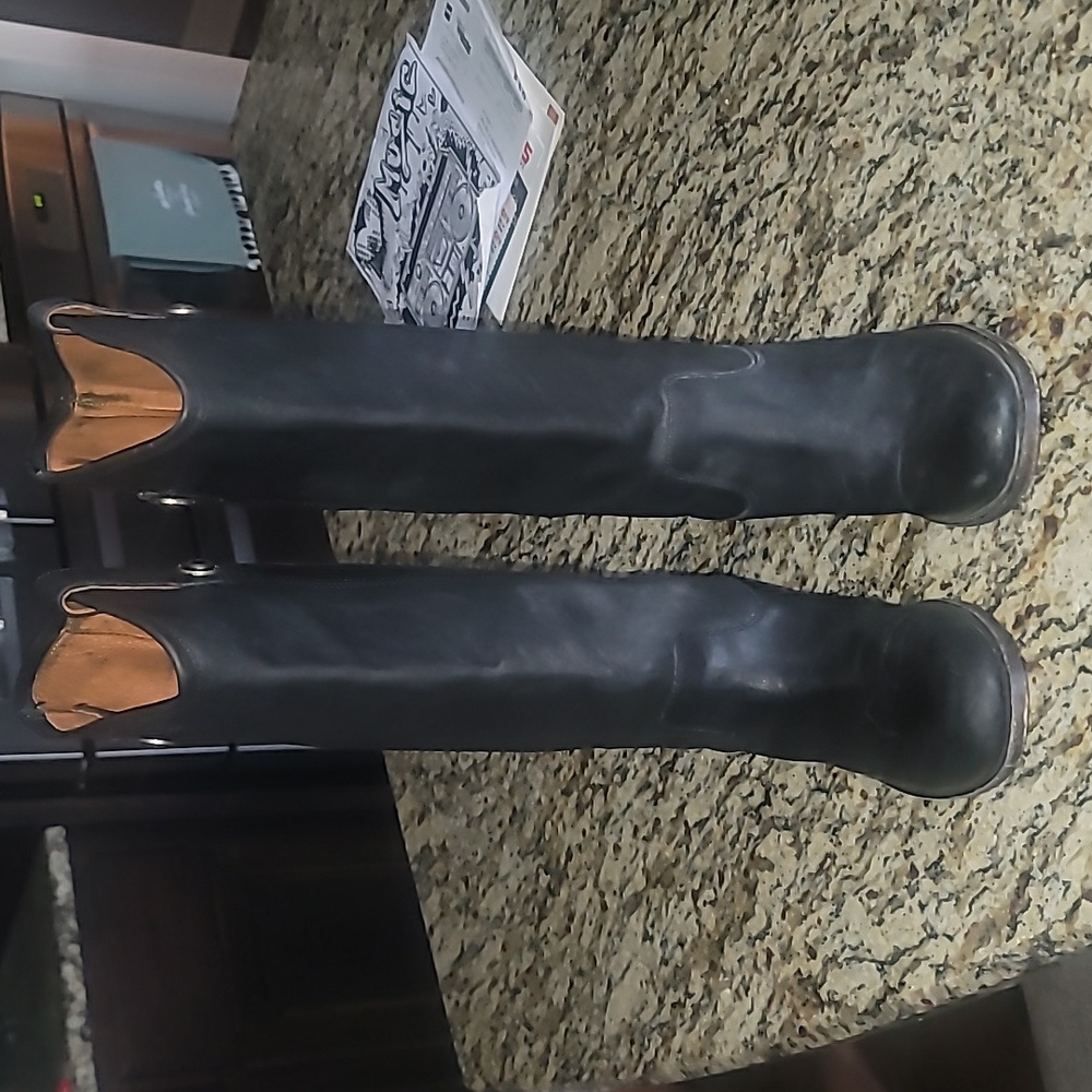 Frye Leather Riding Boots - Picture 2 of 8
